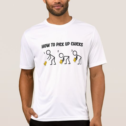 雛を拾う方法 Tシャツ (正面)