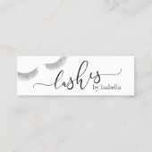 雛エレガントの銀色グリッター スキニー名刺 (正面)