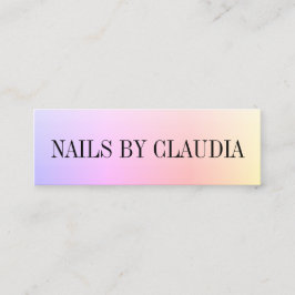 雛エレガントホスタイリッシュログラフィック爪、 ネイル スキニー名刺