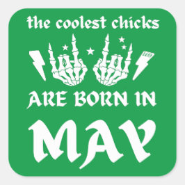 雛クールが五生まれ月生誕生日に入る スクエアシール