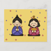 雛人形 ポストカード (正面)