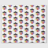 雛祭り女の子の日日本の人形 ラッピングペーパー (フラット)