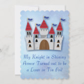 離おもしろい婚パーティー招待状招待状 招待状 (正面)