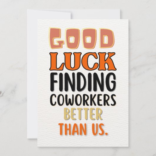 離れおもしろいのカー男性へドの女ユーモアのある性 サンキューカード (正面)