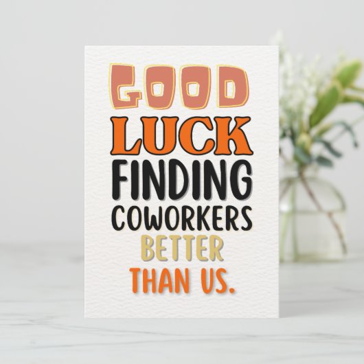 離れおもしろいのカー男性へドの女ユーモアのある性 サンキューカード (スタンド正面)