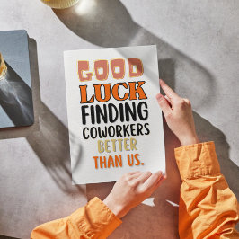 離れおもしろいのカー男性へドの女ユーモアのある性 サンキューカード