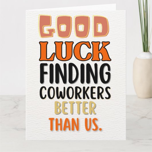 離れおもしろいのカー男性へドの女ユーモアのある性 サンキューカード (正面)