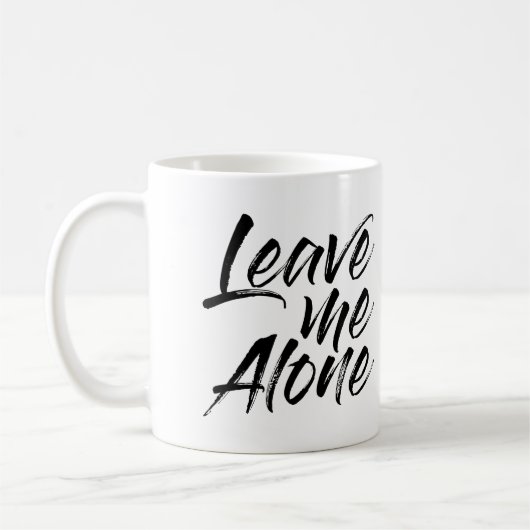 離れおもしろい引用文 コーヒーマグカップ (左)