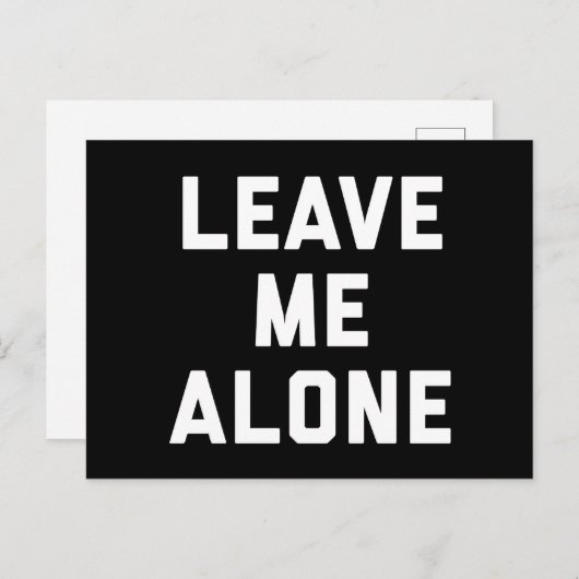 離れおもしろい引用文 ポストカード (正面/裏面)