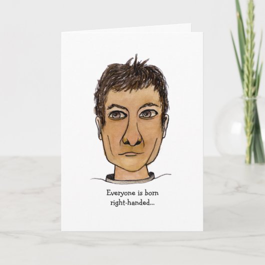 離れおもしろい手の男 カード (正面)