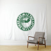 離れおもしろい手打ちゴルフプレーヤー タペストリー (インサイチュ(横))