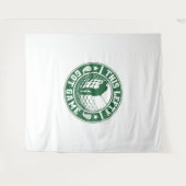 離れおもしろい手打ちゴルフプレーヤー タペストリー (正面(横))