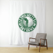 離れおもしろい手打ちゴルフプレーヤー タペストリー (インサイチュ)