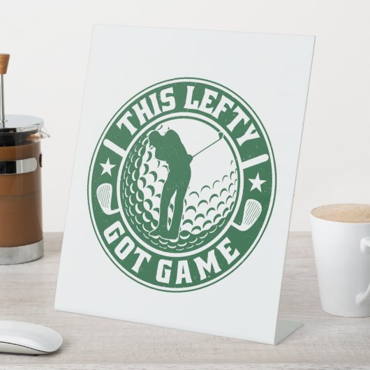 離れおもしろい手打ちゴルフプレーヤー 台座サイン (インサイチュ)