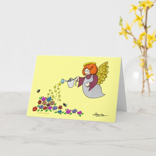 離れお庭の部屋 カード (黄色い花)