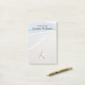 離れたビーチ ポストイット (デスク上)