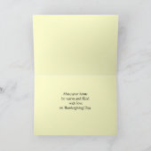 離れていても一緒に感謝の気持ちをシェアしたい家族がいます。 シーズンカード (内部)