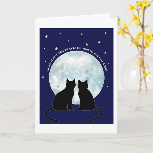 離れていても愛を感じるバレンタイン・アニバーサリーカード カード (黄色い花)