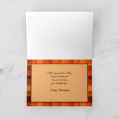 離れていても感謝を込めて(Across the Miles Thanksgiving Wishes) カード (内部)