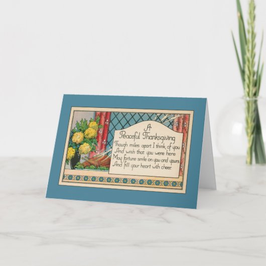 離れてマイルの感謝祭-望んでここにありました シーズンカード (正面)