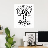 離れて成長する ポスター (ホームオフィス)