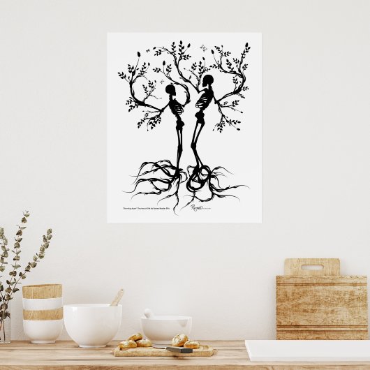 離れて成長する ポスター (キッチン)