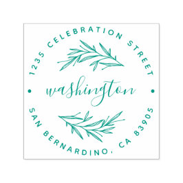 離れとスクリプトカスタムのファミリ名差出人住所 セルフインキングスタンプ