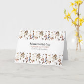 離れと果実 カード (黄色い花)