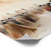 「離れのエジプト – エクソダス水彩画プリント ポスター (角)