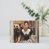 「離れはパーティー」の絵を描はがき ポストカード (スタンド正面)