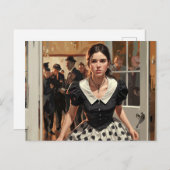 「離れはパーティー」の絵を描はがき ポストカード (正面/裏面)