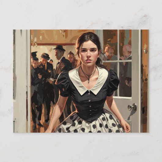 「離れはパーティー」の絵を描はがき ポストカード (正面)