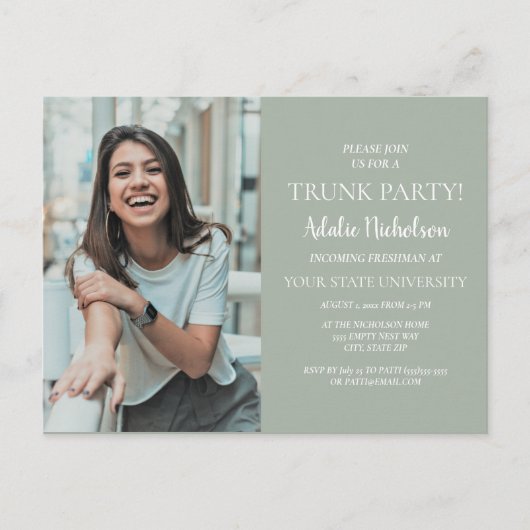 離れはCollege Trunkパーティー写真はがき ポストカード (正面)