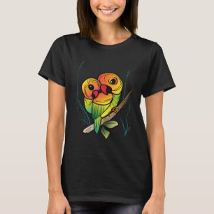 離れられないインコ Tシャツ