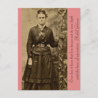 離れる時間における愛の深さ ポストカード