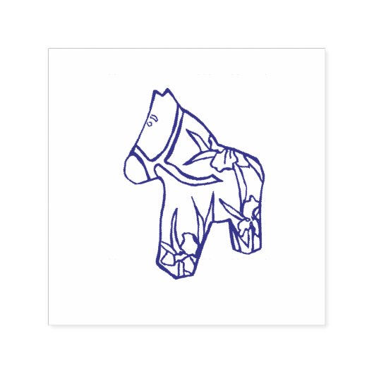 離れアイリス馬セルフインキングスタンプ セルフインキングスタンプ (デザイン)