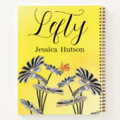 離れカスタムフローラ名ギフト女の子 ノートブック (裏面)