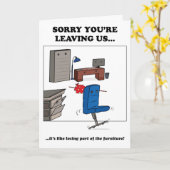 離れカード カード (黄色い花)