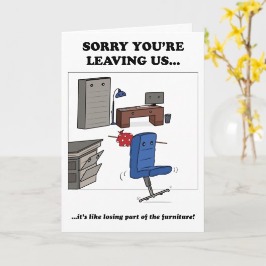 離れカード カード (黄色い花)