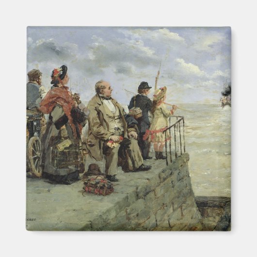 離れジャージー マグネット (正面)