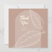 離れソフトモカ結婚のサンキューカード サンキューカード (正面)