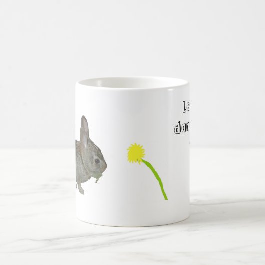 離れタンポポが私のために！」とマグカップ コーヒーマグカップ (中央)