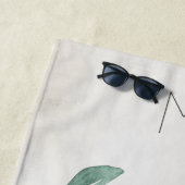 離れツリーユーカリ水カラーノベルティビーチベアック ビーチタオル (インサイチュ)