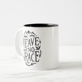 離れハイキングなし ツートーンマグカップ (正面左)