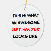 離れハンダー素晴らし セラミックオーナメント (左)