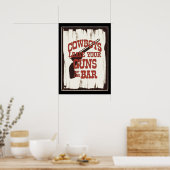 離れバーで銃 ポスター (キッチン)