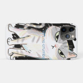 「離れパンくず無し」猫iPhone 11 Proケース Case-Mate iPhoneケース (裏面(横))