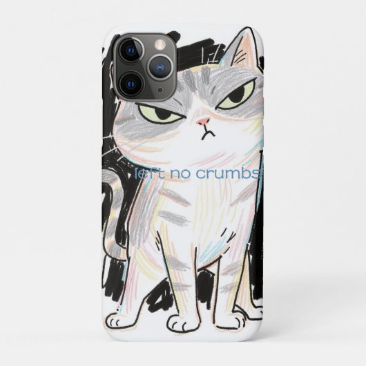 「離れパンくず無し」猫iPhone 11 Proケース Case-Mate iPhoneケース (裏)