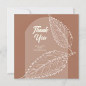 離れモカ結婚のサンキューカード サンキューカード (正面)