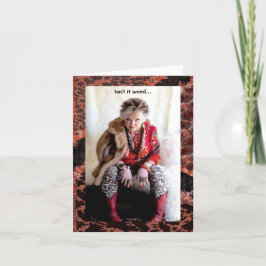 離れユーモアのあるGreeting Card カード